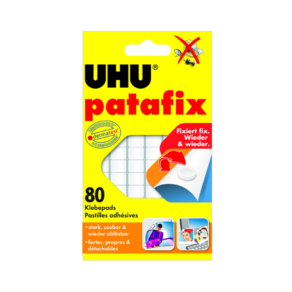 0005255 patafix glue pads uhu 80 42620 5 0